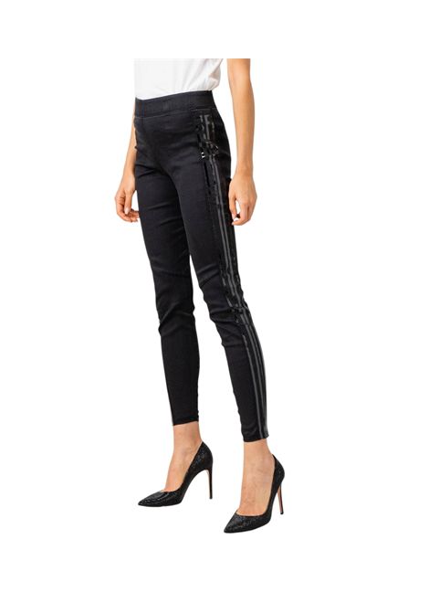 Leggins con logo laterale ELISABETTA FRANCHI | Pantaloni | PJ49D96E2110